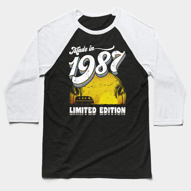 Made in 1987 Limited Edition Baseball T-Shirt by KsuAnn